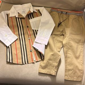 Brand new Burberry baby boy suit